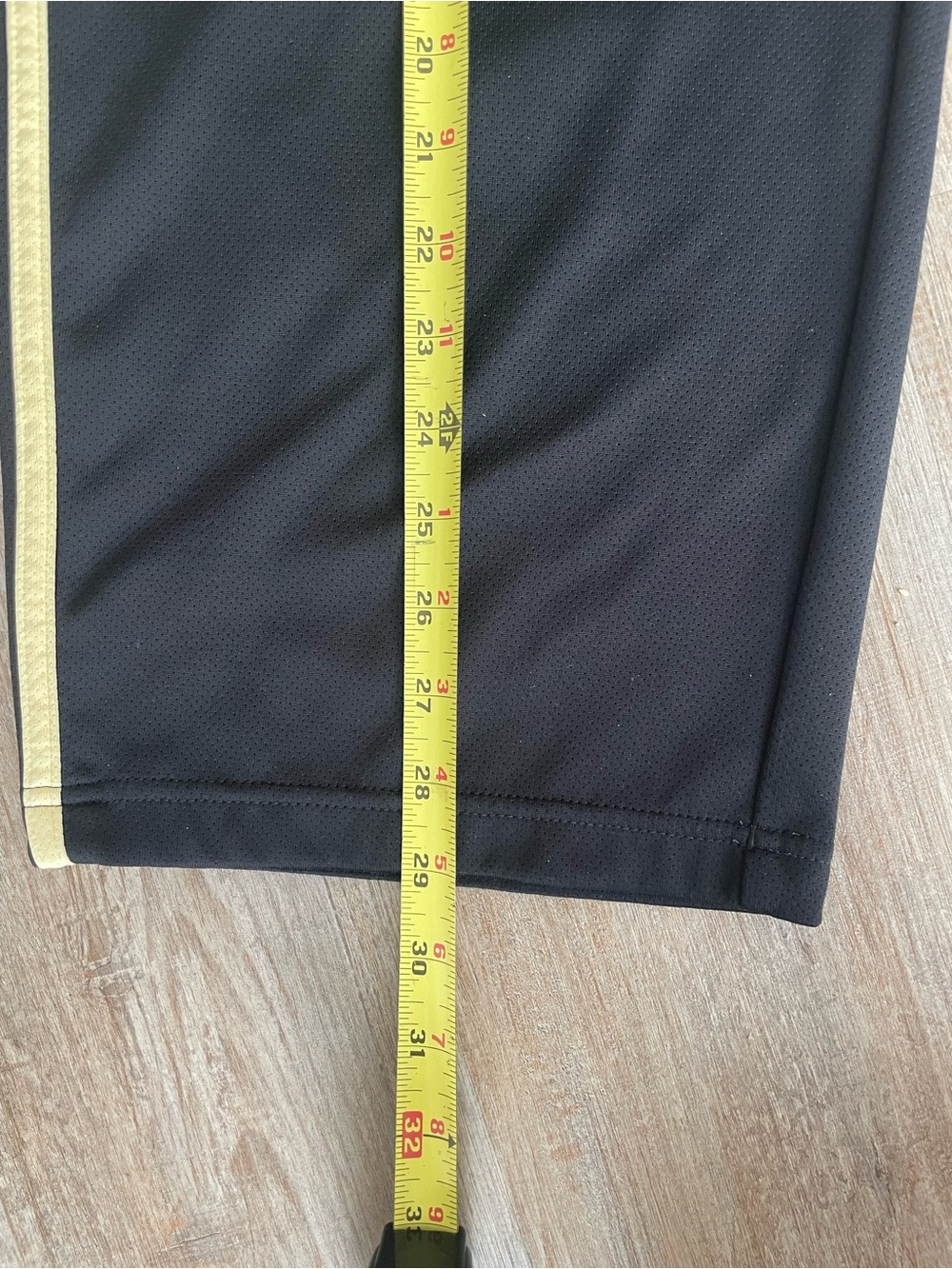 Vintage Adidas Capri Pants Womens Large Black Wide Leg Track - Picture 4 of 7